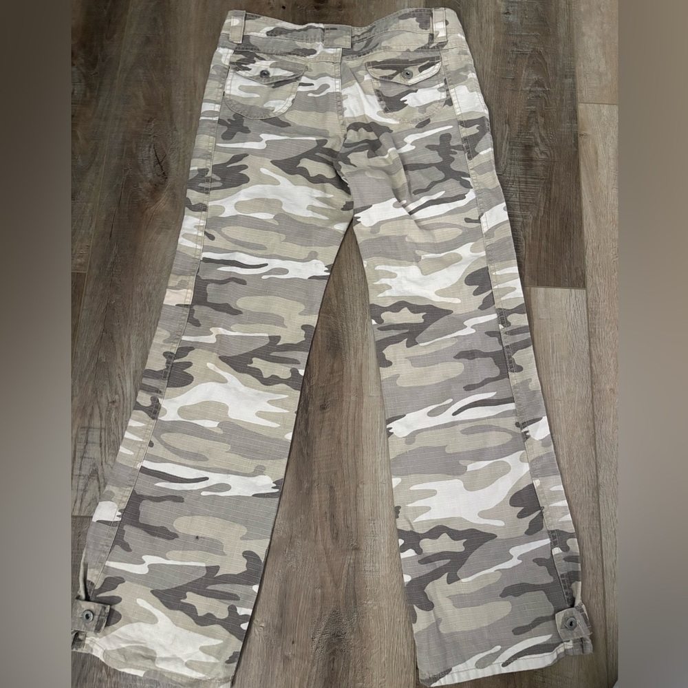 BeBop Beige and Olive Patterned Pants